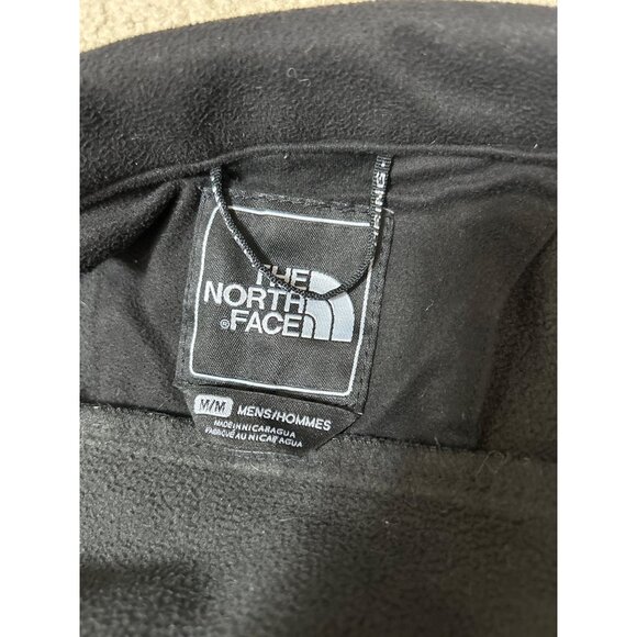 The North Face Mens Softshell Jacket Medium Black With Red Accents Full-Zip - Picture 6 of 8